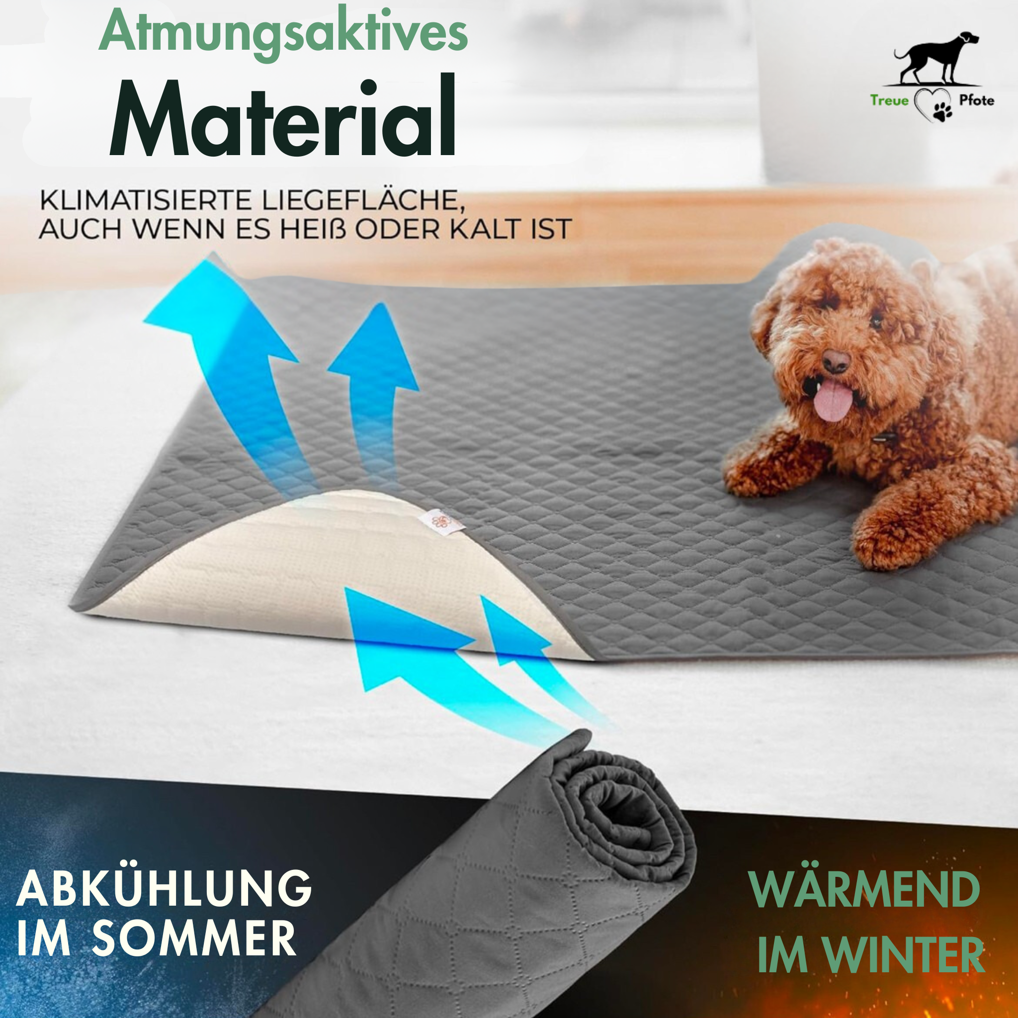 Miniquill Anti-Haar Hundedecke™